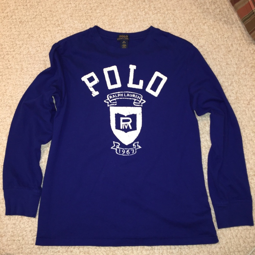 Polo by Ralph Lauren Boy’s T-shirt LS Size M 10/12